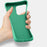 For iPhone 16 Pro Max Case Biodegradable Wheat Straw+TPU Hybrid Phone Cover - Green - 3