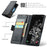 CASEME 023 Series For Samsung Galaxy S20 Ultra Case Wallet RFID Blocking Leather Phone Cover - Black - 5