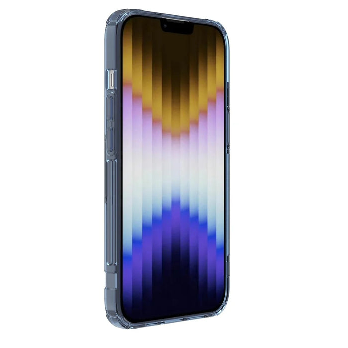 NILLKIN Nature Pro Series for iPhone 14 Plus Anti-drop Phone Case Mobile Phone Protective Back Cover Support Magnetic Wireless Charging - Blue - 5