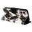 For iPhone 16 Case Marble Pattern Print Leather Wallet Phone Cover - Black - 4
