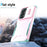 For Samsung Galaxy S25 / S24 Case Slide Lens Cover TPU+PC Phone Shell - Pink / Grey Green - 6