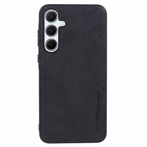 X-LEVEL Bojue-3 Series For Samsung Galaxy A55 5G Case Leather+TPU+PC Phone Cover - Black - 1
