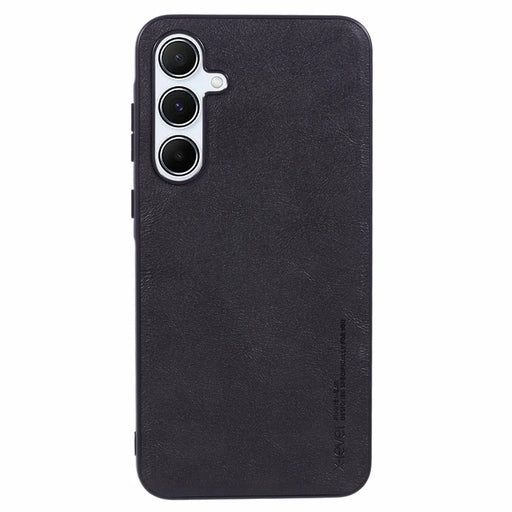 X-LEVEL Bojue-3 Series For Samsung Galaxy A55 5G Case Leather+TPU+PC Phone Cover - Black - 1