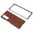 X-LEVEL Bojue-3 Series For Samsung Galaxy Z Fold6 5G Case Leather+TPU+PC Phone Cover - Brown - 3