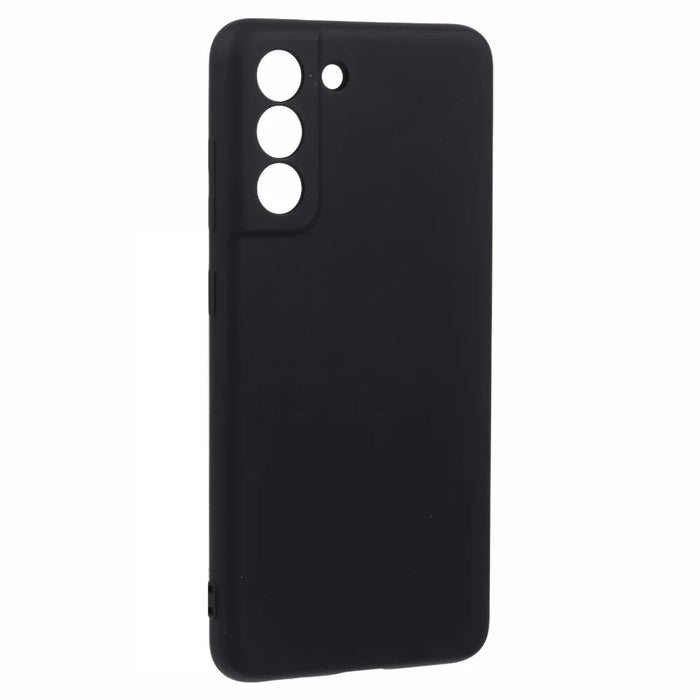 X-LEVEL For Samsung Galaxy S21 FE 5G Phone Case Liquid Silicone Texture Anti-Scratch TPU Cover - Black - 3