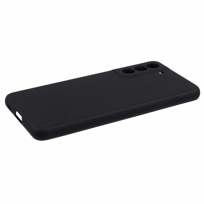X-LEVEL For Samsung Galaxy S21 FE 5G Phone Case Liquid Silicone Texture Anti-Scratch TPU Cover - Black - 4