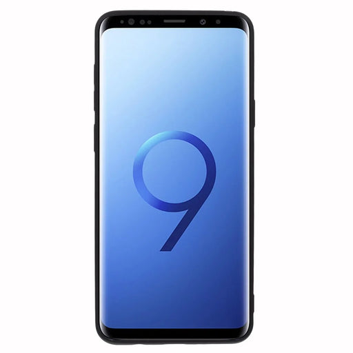 X-LEVEL For Samsung Galaxy S9+ Anti-Scratch TPU Phone Case Liquid Silicone Texture Phone Cover - Black - 2
