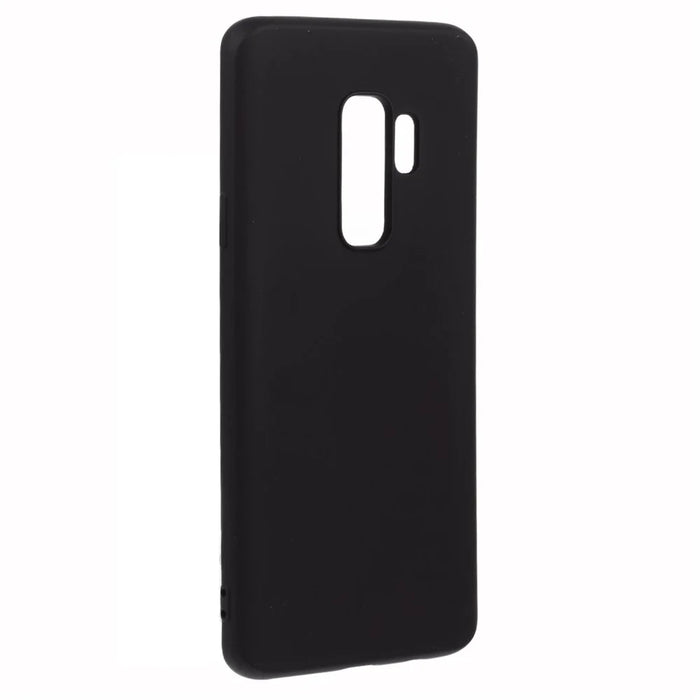 X-LEVEL For Samsung Galaxy S9+ Anti-Scratch TPU Phone Case Liquid Silicone Texture Phone Cover - Black - 3