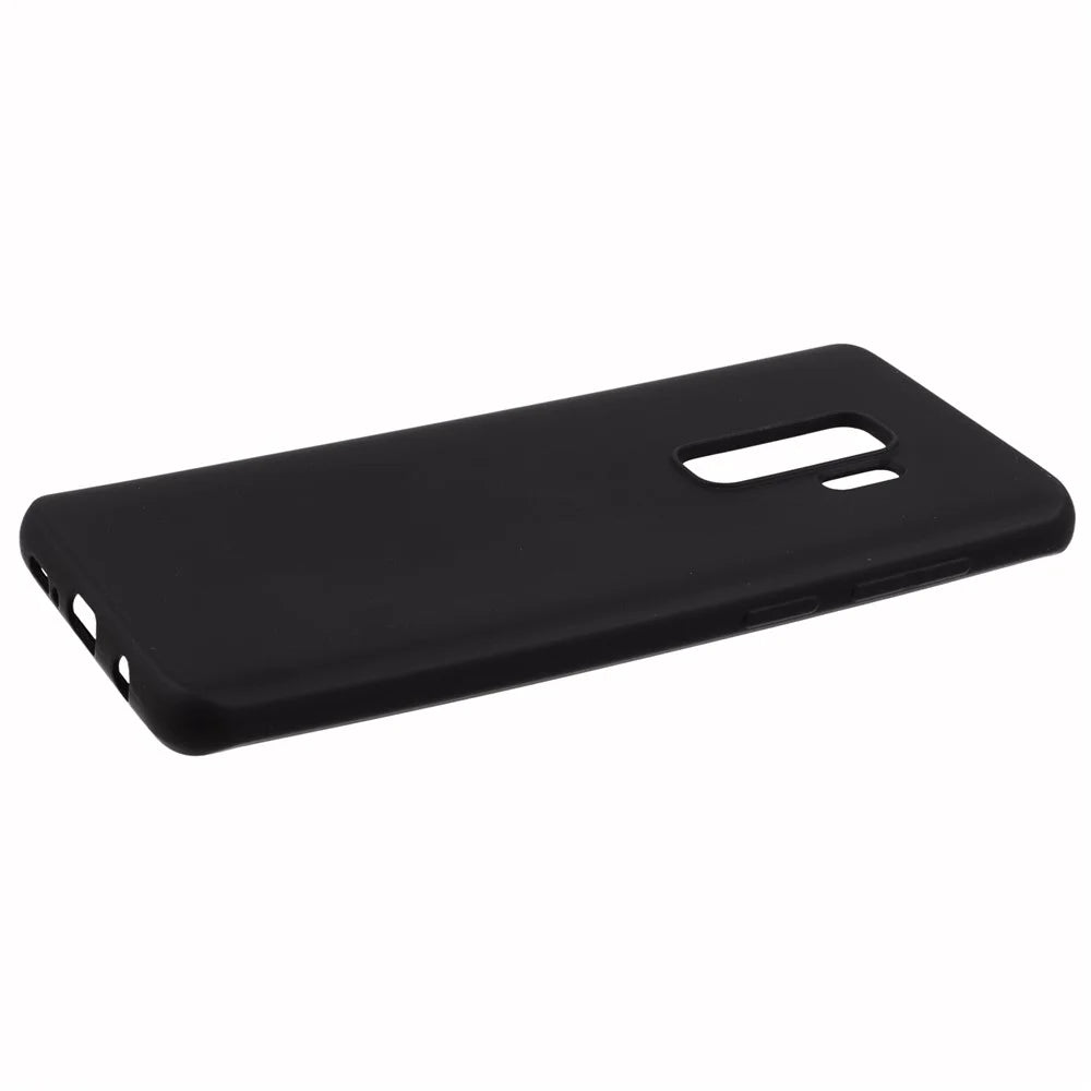 X-LEVEL For Samsung Galaxy S9+ Anti-Scratch TPU Phone Case Liquid Silicone Texture Phone Cover - Black - 4