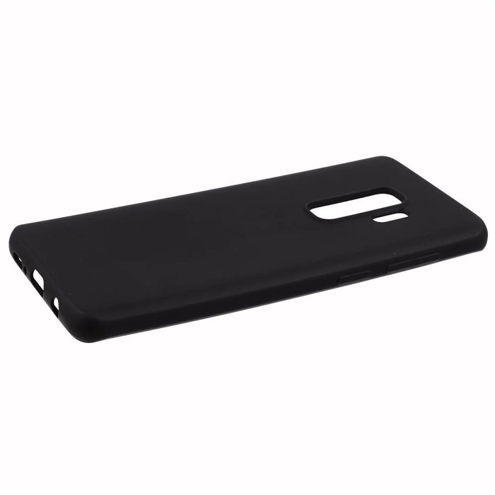 X-LEVEL For Samsung Galaxy S9+ Anti-Scratch TPU Phone Case Liquid Silicone Texture Phone Cover - Black - 4