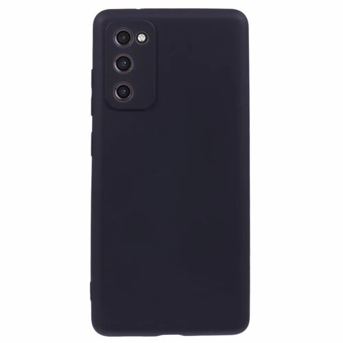 X-LEVEL For Samsung Galaxy S20 FE 5G / S20 FE / S20 FE 2022 / S20 Lite TPU Phone Case Liquid Silicone Texture Phone Cover - Black - 1