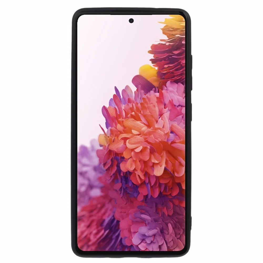 X-LEVEL For Samsung Galaxy S20 FE 5G / S20 FE / S20 FE 2022 / S20 Lite TPU Phone Case Liquid Silicone Texture Phone Cover - Black - 2