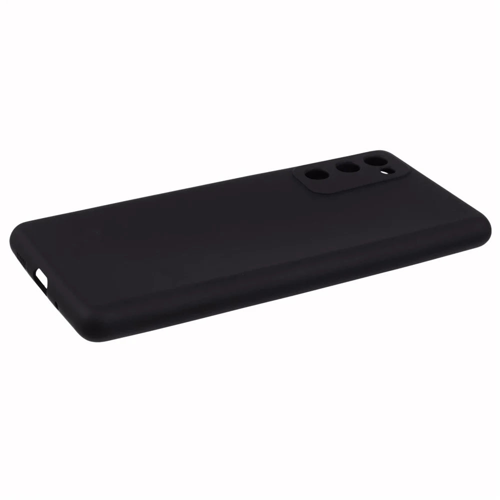 X-LEVEL For Samsung Galaxy S20 FE 5G / S20 FE / S20 FE 2022 / S20 Lite TPU Phone Case Liquid Silicone Texture Phone Cover - Black - 4