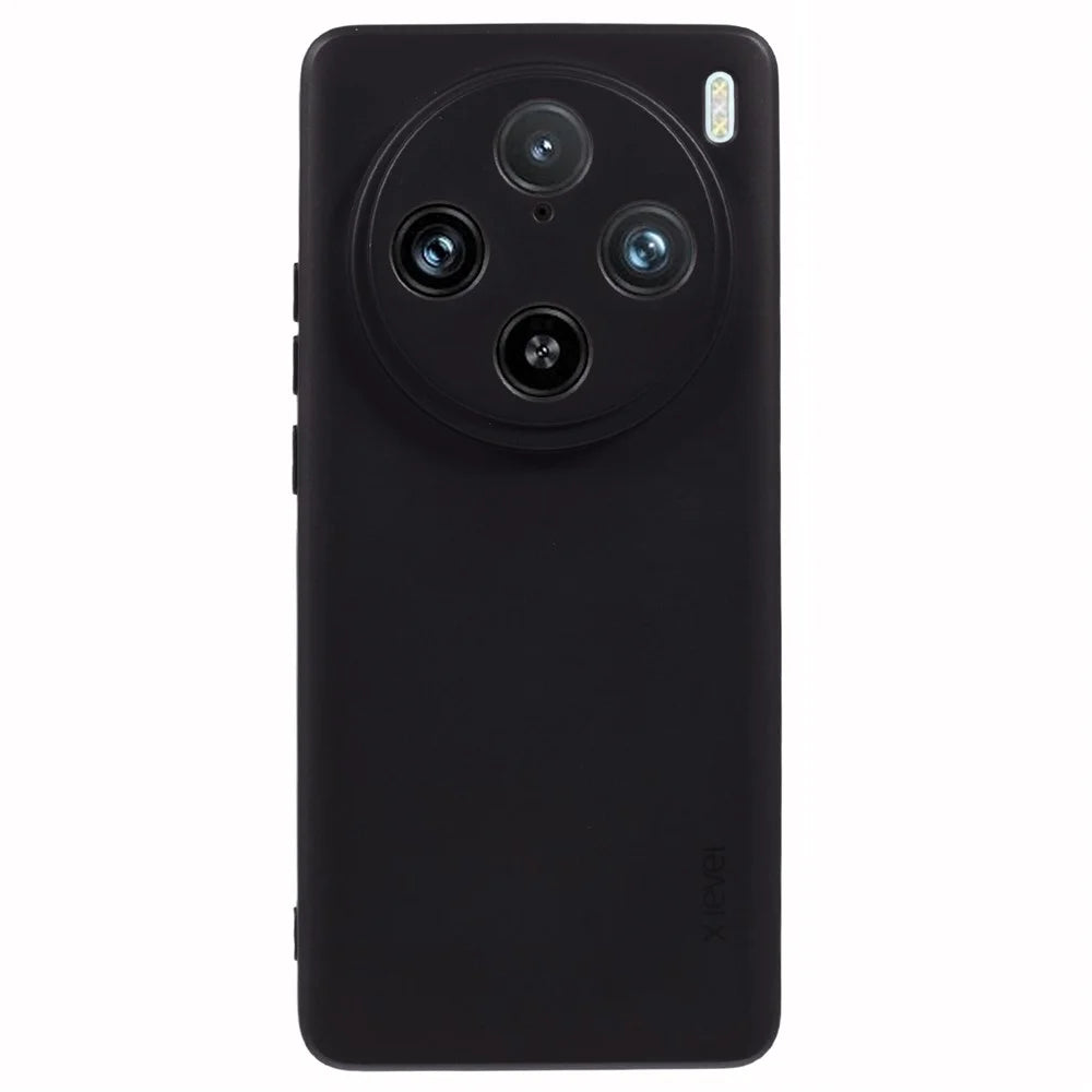 X-LEVEL Guardian Series For vivo X100 Pro 5G Cell Phone Case Matte TPU Phone Cover - Black - 1