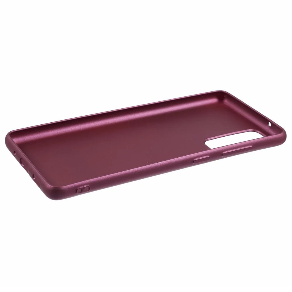 X-LEVEL Guardian Series For Samsung Galaxy S20 FE 5G / S20 FE / S20 FE 2022 / S20 Lite Cases Matte TPU Phone Cover - Wine Red - 4