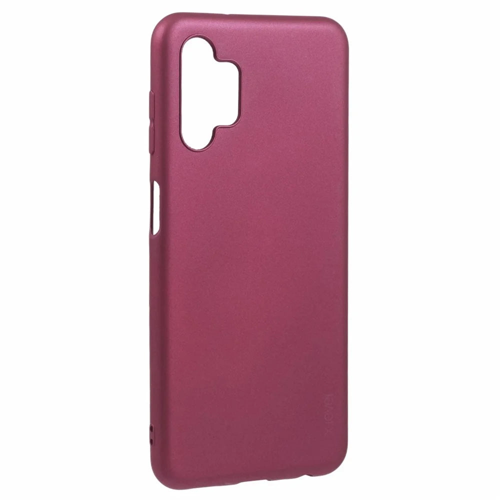 X-LEVEL Guardian Series For Samsung Galaxy A13 4G Phone Case Matte TPU Phone Cover - Wine Red - 3