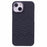 For iPhone 13 Case Stylish Pattern Luminous Anti-Drop PC Phone Cover - Black Wave - 1