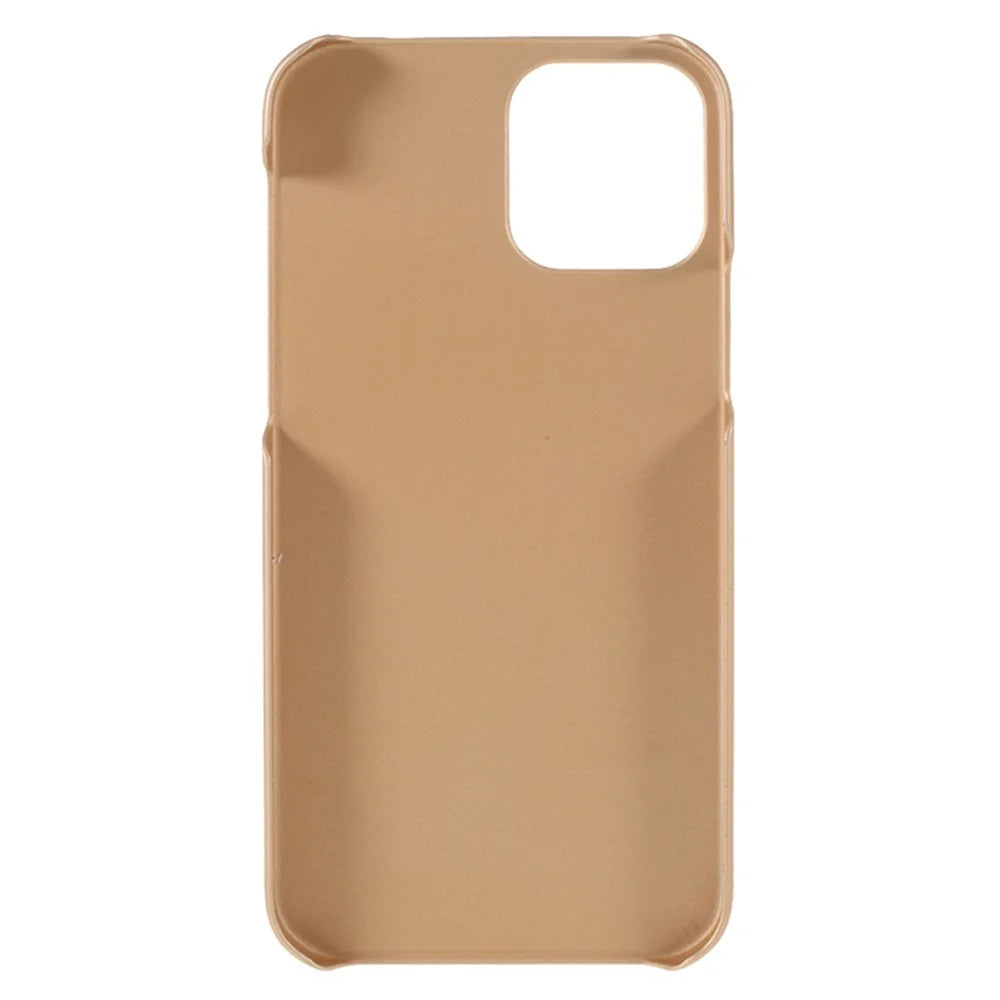 For iPhone 11 Case Skin-Touch Feeling Matte Anti-Scratch Hard PC Phone Cover - Gold - 3