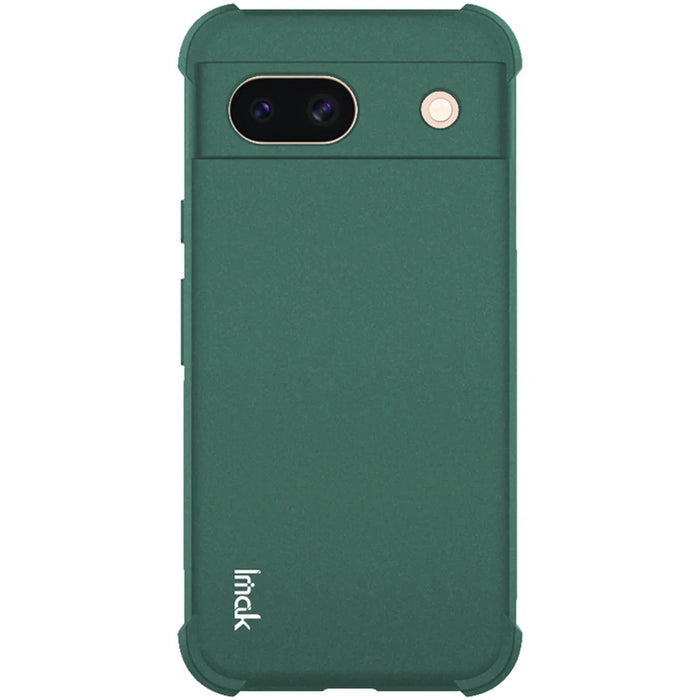 IMAK For Google Pixel 8a Case Reinforced Corners Matte TPU Phone Cover - Green - 3