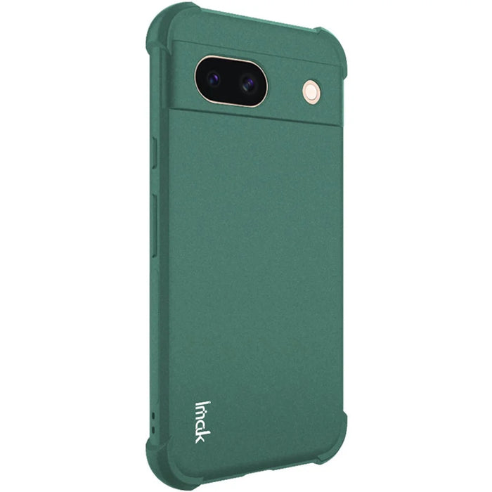 IMAK For Google Pixel 8a Case Reinforced Corners Matte TPU Phone Cover - Green - 5