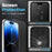 NORTHJO For iPhone 14 Pro Max Case Clear PC+TPU Phone Cover + Screen Protector + Camera Lens Protector - 4