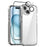 NORTHJO For iPhone 15 Plus Case Clear Shockproof PC+TPU Phone Cover + Screen Protector + Camera Lens Protector - 1