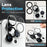 NORTHJO For iPhone 13 Pro Max Case Full Protection PC+TPU Phone Cover + Screen Protector + Camera Lens Protector - 5