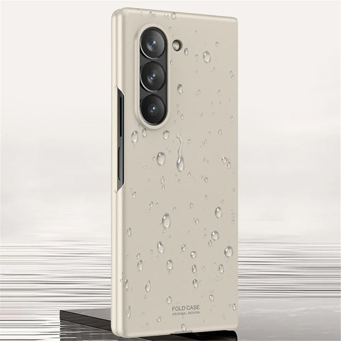 For Samsung Galaxy Z Fold6 5G Case Skin-Touch Hard PC Phone Cover - Titanium Grey - 6
