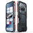 LUPHIE For Nothing Phone (2a) Plus / Phone (2a) Case Metal Bumper Frame Shock Absorbent - Black  /  Red - 1
