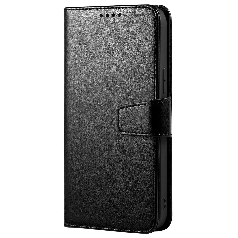 For T-Mobile T Phone 2 Pro  / REVVL 7 Pro Case Stand Leather Phone Cover - Black - 5