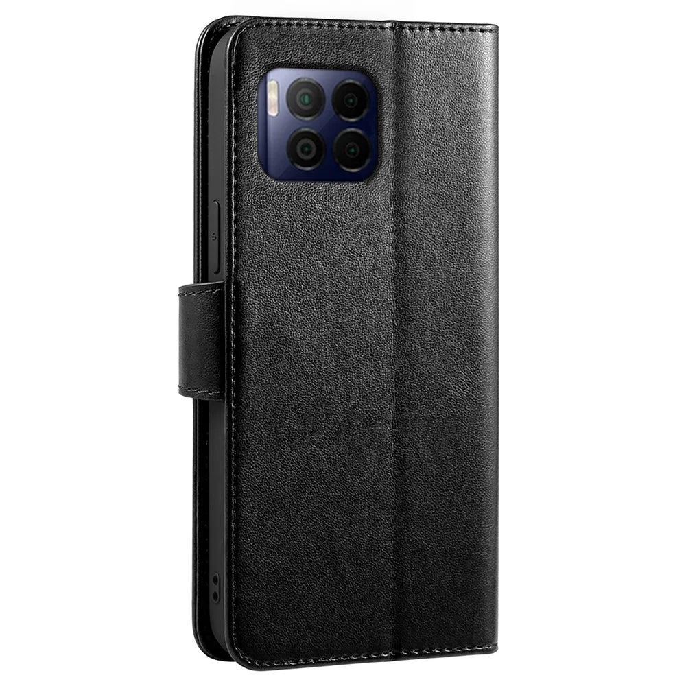 For T-Mobile T Phone 2 Pro  / REVVL 7 Pro Case Stand Leather Phone Cover - Black - 6