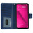 For T-Mobile REVVL 7 / T Phone 2 Case Stand Strong Magnetic Leather Phone Cover - Blue - 2