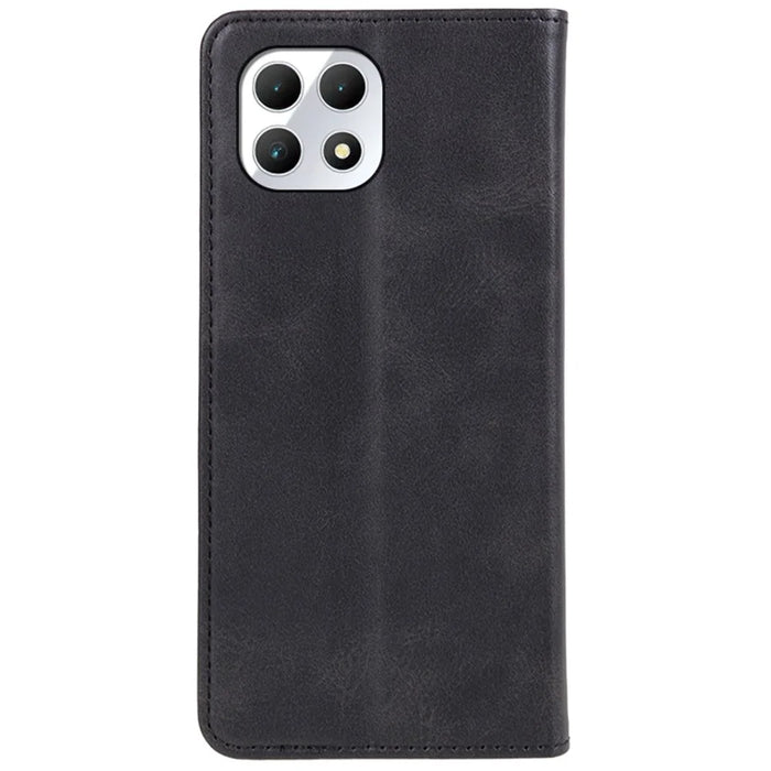 For T-Mobile REVVL 7 / T Phone 2 Case Stand Strong Magnetic Leather Phone Cover - Black - 7