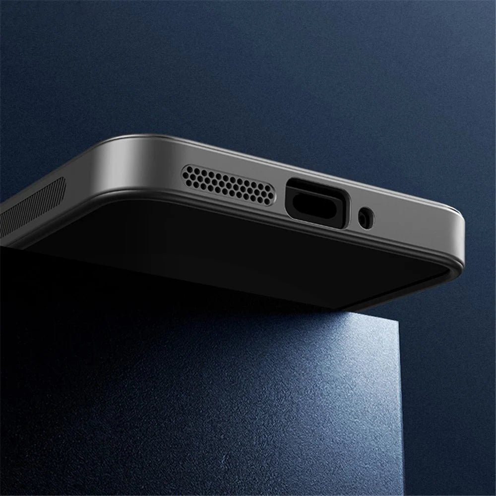 For OnePlus Ace 3 5G / 12R 5G Case with Lens Kickstand Shockproof PC+TPU Phone Cover - Black - 5