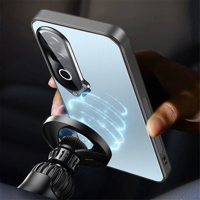 For OnePlus Ace 3V 5G Case with Lens Kickstand Shockproof PC+TPU Phone Cover - Black - 5