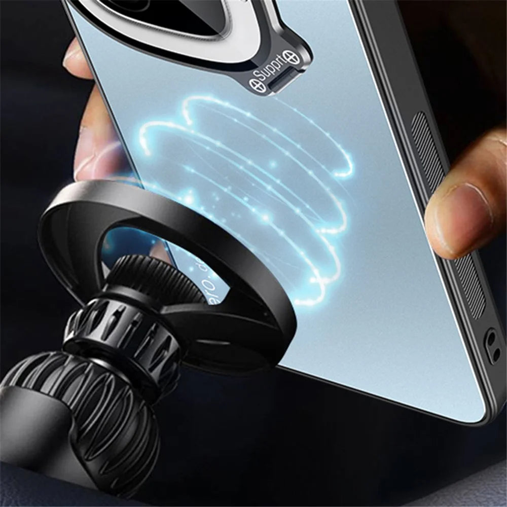 For vivo iQOO Z9x 5G Case with Lens Kickstand Shockproof PC+TPU Phone Cover - Black - 3