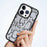 JAUCASE For iPhone 15 Pro Max Case Compatible with MagSafe Snake Texture PU Leather+TPU+PC Phone Cover - Grey - 5
