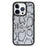 JAUCASE For iPhone 14 Pro Max Case Compatible with MagSafe Snake Texture PU Leather+TPU+PC Phone Cover - Grey - 1