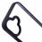 For iPhone 16 Cell Phone Cases Drop-Proof Clear Back PC+TPU Cover - Black - 6