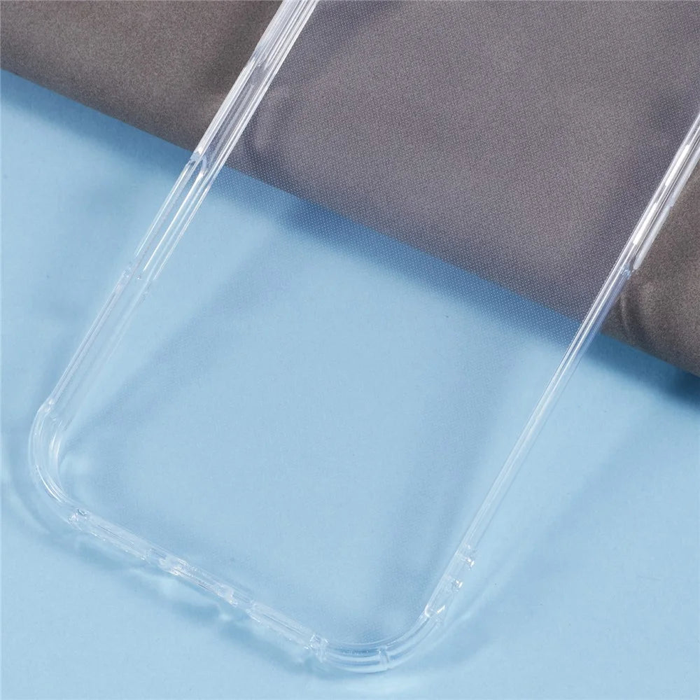 For iPhone 16 Phone Cases Clear TPU Drop-Proof Phone Cover (Big Rear Lens Cutout) - 5