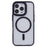 For iPhone 16 Pro Compatible with MagSafe Phone Case Clear PC+TPU Back Cover - Black - 1