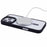 For iPhone 16 Pro Compatible with MagSafe Phone Case Clear PC+TPU Back Cover - Black - 4