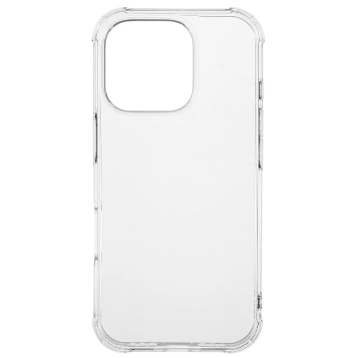 For iPhone 16 Pro Phone Cases HD Clear TPU Mobile Phone Cover (Big Rear Lens Cutout) - 2
