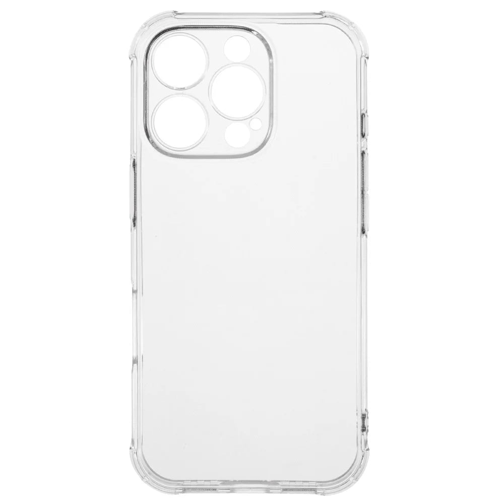 For iPhone 16 Pro Phone Cases HD Clear TPU Mobile Phone Cover (Precise Rear Lens Cutout) - 2