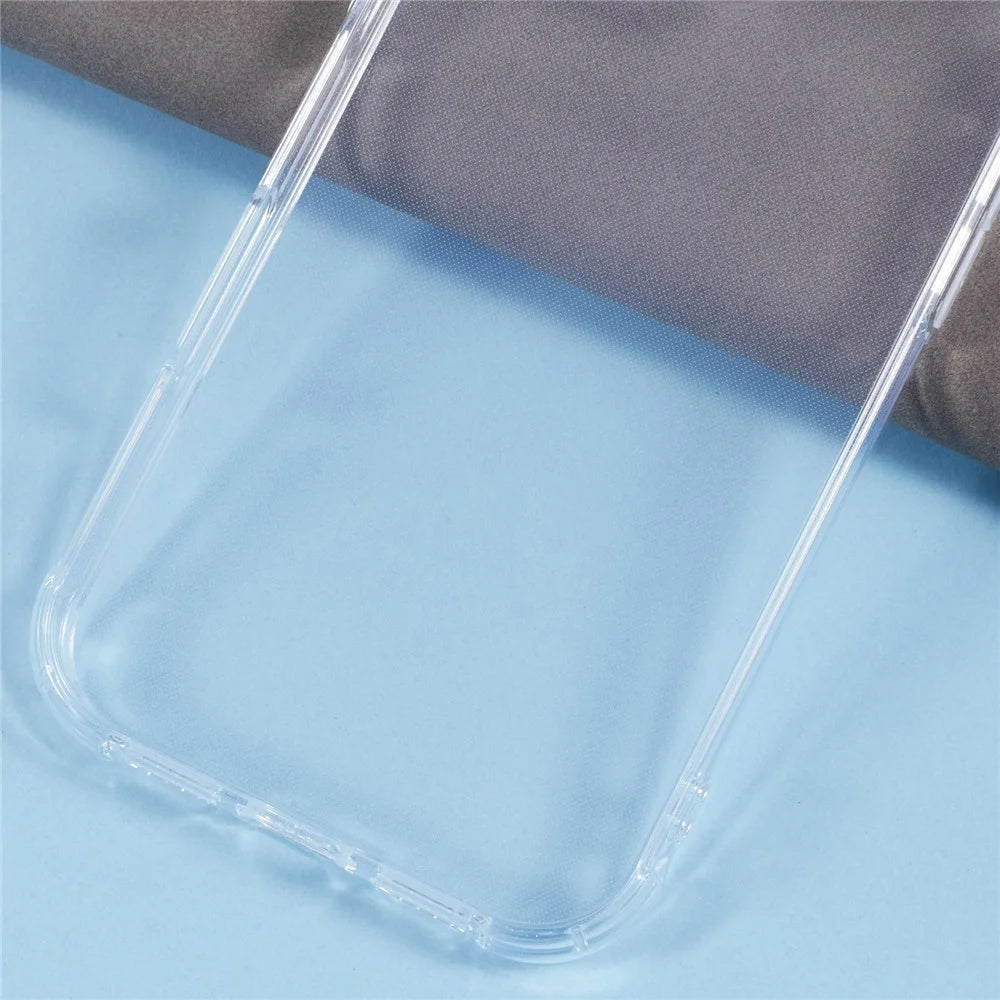 For iPhone 16 Pro Phone Cases HD Clear TPU Mobile Phone Cover (Precise Rear Lens Cutout) - 5