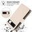 For Google Pixel 8 Case Chic Rhombus PU Leather Phone Cover with Shoulder Lanyard - Apricot - 7