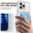For iPhone 16 Pro Clear Case Kickstand Card Holder PC+TPU Phone Cover - Transparent - 5