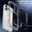 For iPhone 16 Pro Clear Case Kickstand Card Holder PC+TPU Phone Cover - Transparent - 7