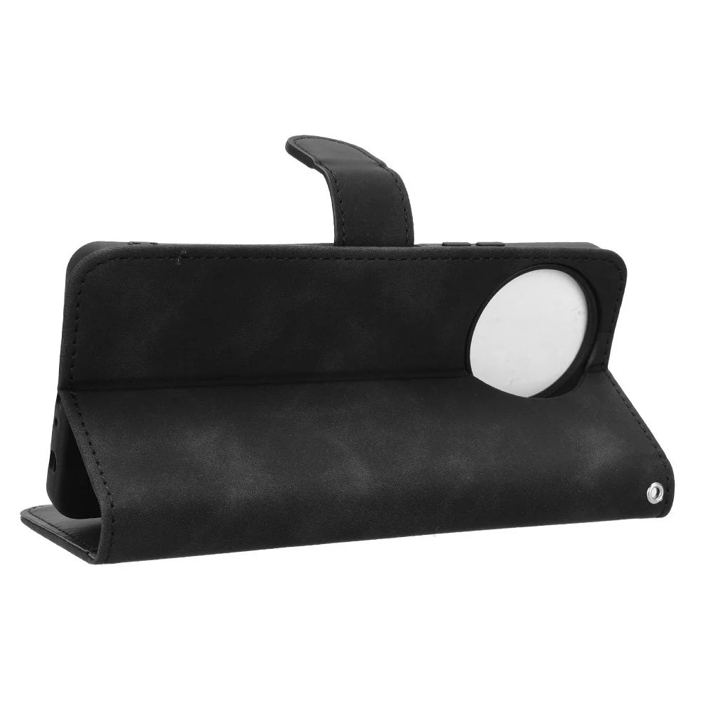For Blackview Shark 8 Case Scratch-Proof PU Leather Flip Phone Cover - Black - 3