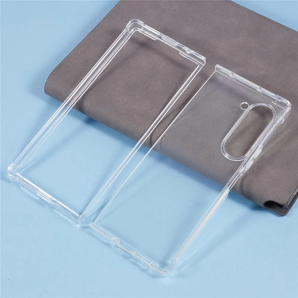 For Samsung Galaxy Z Fold6 5G Wear-Resistant Anti-Scratch Transparent Mobile Phone Cover Case - 4